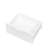 Night Stand with Bookshelf, Night Stand with 2 Storage Drawers for Bedroom W331P248062