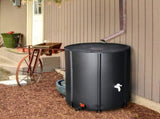 132 Gallon Folding Rain Barrel Water Collector Black 92733074