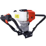 V-Type 52CC 2 Stroke Gas Post Hole Digger One Man Auger EPA Machine Plant Soil Digging Fence,red W465109906