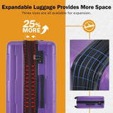 2 Piece Luggage Set with Bags Expanable Spinner Wheels ABS Lightweight Suitcase with TSA Lock N732P198745I