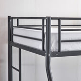 ZNTS Twin Over Full Bunk Bed with Trundle, Triple Bunk Beds for Kids Teens Adults, Metal Bunk Bed with 63047706