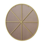 Wall Mirror 39 Inch Gold Circular Mirror Metal Framed Mirror Round Vanity Mirror Dressing Mirror, W143570512