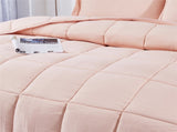 3 Piece Pre Washed Down Alternative Comforter Set with 2 Shams 75607408