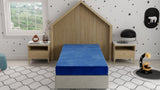Kids Pedic 7" Waterproof Blue Twin Mattress B337P293566