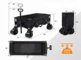 42*22*36inch Black Garden Folding Cart 52903607