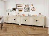 4 Door Sideboard ,Carved Sideboard Buffet Cabinet With Storage ,Modern Coffee Bar Cabinet With W688P225254