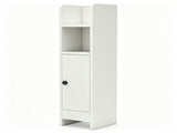 Slim Freestanding Bathroom Storage Cabinet, Narrow Floor Organizer with Open Shelves & Adjustable 49368618