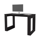 ZNTS Wengue Writing Computer Desk with Ample Work Surface B062P290294