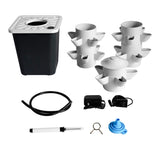 25-pots Vertical Garden Planter Smart Garden Kit with Pump Movable Water Tank for Gardening Lover 77093138