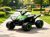 Green 12V Electric Kids ATV 4 Wheeler Ride On, Dual Motors, High Low Speed, Music & Headlights, 85033411