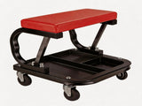 Heavy Duty CFrame Rolling Mechanic Stool, Garage Shop Seat with Divided Tool Storage Tray, Padded 18083838
