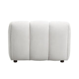 ZNTS ACME Manilla Chair, Ivory White Linen LV04322