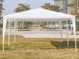 3*6m Non-Cloth PE Cloth Plastic Sprayed Iron Pipe Outdoor Party Tent White 08645783