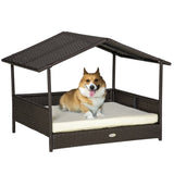 ZNTS Dog Bed/ Dog House / Rattan Pet Sofa （Prohibited by WalMart） 93445240