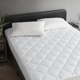 Overfilled Deep Pocket Mattress Pad White Queen B035P268150