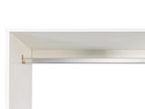 Freestanding Closet System, Stand-Alone Wardrobe with 6 open Shelves,74.8'' Heigh Closetwith 1 Wood W331P280699