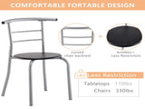 PVC Breakfast Table Black 41781269