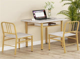 3-Piece Dining Table Set , Space-Saving Tuck-under Chair Design 77447985