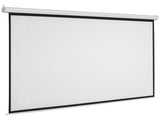 92" 169 80" x 45" Viewing Area Motorized Projector Screen with Remote Control Matte White 38942833