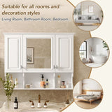 35'' x 28'' Wall Mounted Bathroom Medicine, Modern Bathroom Wall with Mirror, Mirror N710P209443K