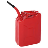 20L US Standard Cold-rolled Plate Petrol Diesel Can Gasoline Bucket with Oil Pipe Red 10380296
