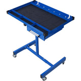 Adjustable Tear Down Work Table with Drawer for Garages, Repair Shops, and DIY, Portable, 2.5" W465P190257