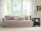 6 Piece Reversible Daybed Cover Set Khaki Daybed B03597486