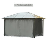 Universal Gazebo Sidewallt Coffee-AS 51312136
