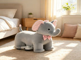 6V Electric Ride-On Horse for Kids Music, Forward Drive, Soft Plush Body & Foot Pedal Toy for 94162152