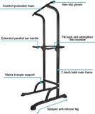 ZNTS Sport Power Tower Workout Dip Station Pull Up Bar, Height Adjustable Multi-Function Dip Stand for 54732473