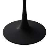 31.50"Modern Octagonal Coffee Table with Printed Black Marble Table Top,Metal Base, for Dining Room, W757126159