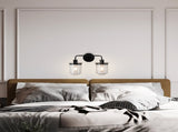 ll Sconces Set of 2 with Clear Glass Shade,Modern ll Sconce, Industrial Indoor ll Light Fixture E26 82306146