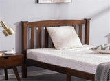 Twin Pine Frame Painted Single-Layer Wooden Curved Headboard and Footboard Frame Wooden 79981219