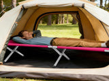 Portable Folding Camping Cot with Carrying Bag Army Pink 97383860