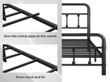 Metal Bed Frame,Full Size Bed Frame with Headboard,Structurally Stable, Under Bed Storage,No Box W311P388949