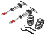 Pair 500lb Adjustable Coilover Shocks 6-coil springs Fits Ford Mustang II IFS 61395360