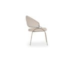 ZNTS Ruby Modern & Contemporary style chair made with Metal & Steel Legs in Beige Color B009P241744