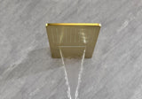 Wall Mounted Waterfall Rain Shower System With 3 Body Sprays & Handheld Shower W92858570