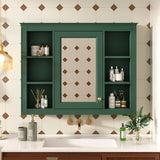 35'' x 27.5'' Medicine Cabinet, Wall Mounted Bathroom Storage Cabinet, Modern Bathroom Wall Cabinet WF322917AAF