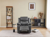 GREY COLOR AIR LEATHER RECLINER CHAIR WITH VIBRATION AND HEATING B2766P488713