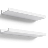 Floating Shelves Wall Mounted Set of 2, Modern White Shelves for Room W2181P194271