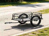 275 lbs Heavy-Duty Bike Cargo Trailer, 20" Wheels Carbon Steel Bicycle Wagon with Foldable Compact 38767990