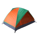 ZNTS 2-Person Double Door Camping Dome Tent Orange & Green 63373900