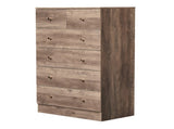 R279-9 Gray Particleboard with Textured Melamine Finish, 66*40*111cm, 42 Drawer Cabinet, Matte Gold 54283956