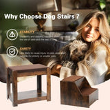 Pet Bunk Bed with Removable Step for Dogs and Cats, Multi-Level Bed Window Perch Seat Platform with W1687P165899