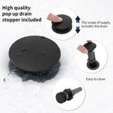 2-Handle Bathroom Sink Faucet Matte Black 4 Inches Centerset Vanity Faucet 3 Hole Bathroom Faucet T3177P277478