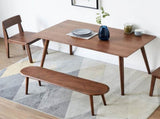 Natural Oak Wood for Dining Bench Table Bench for Living Room 66320780