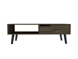 New Haven 1-Drawer 1-Shelf 12-Bottle Wine Cabinet Dark Walnut B06280176