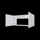 Oklahoma Wall Cabinet in melamine, Two Doors B128P225199