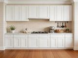 24" White Shaker Solid Wood Wall Cabinet, 3 adjustable shelves, softclose hinges, RTA wallmounted, W5662P465992